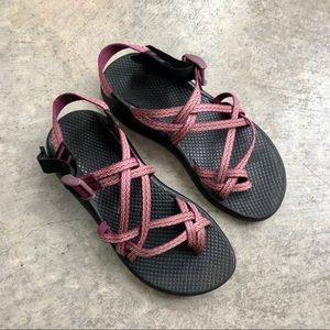 Chaco's Womens ZX/2 Classic Tidal Wave Pink Strappy Sandals Size 8
